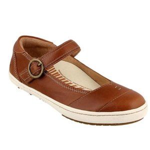 taos Footwear Forward Hazelnut Brown Mary Jane Flat Shoes Size 8